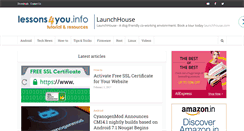 Desktop Screenshot of lessons4you.info